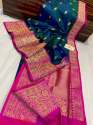 Fancy Banarasi Pure Katan Silk Saree thumb 1