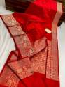 Fancy Banarasi Pure Katan Silk Saree thumb 2