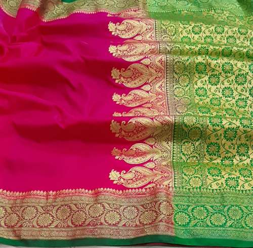 New Banarasi Satin Silk Saree For Women