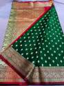 New Collection Banarasi Satin Silk Saree thumb 1