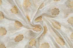 Ready For dye banarasi Buttta Chinon Chiffon