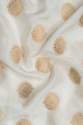 Zari Silk Butta Designer White Dyeable Fabric