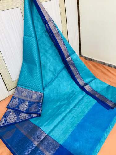 Tanchuyi Resham zari border soft silk saree by Naaz Collection