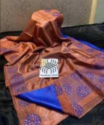 Bhagalpuri Tussar by Tussar Cut Work Saree 