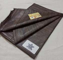 Elegant Plain Tussar Silk Saree