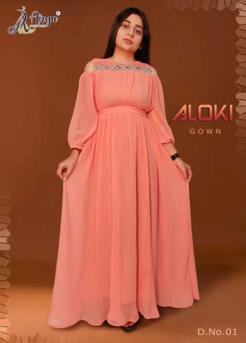 ALOKI Original mirror work gown