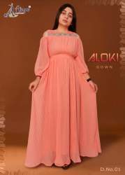 ALOKI Original mirror work gown