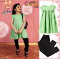 CUTE BABY Reyon cotton top and  Lycra legiss thumb 2