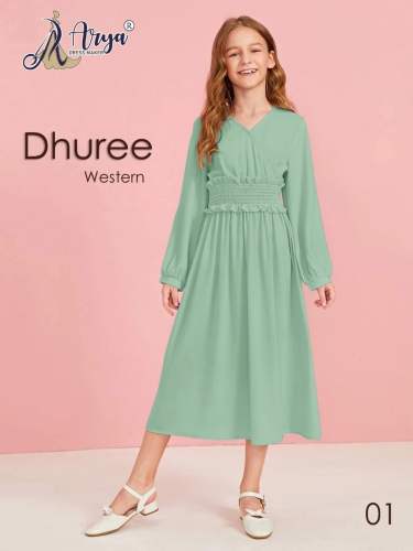 DHUREE Georgette kids western