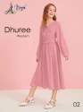 DHUREE Georgette kids western thumb 1