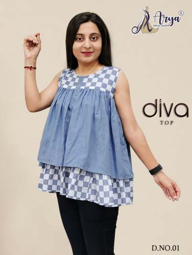 DIVA  LADIESH WESTERN TOP 