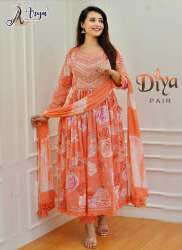 DIYA MUSLIN KURTI PAIR WITH DUPATTA SET