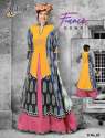 FIANCE DIGITAL PRINT LONG GOWN thumb 1