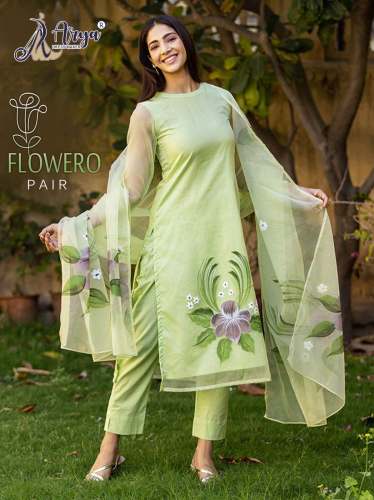Flowero Heavy Fency Pair With Dupatta Set. by Arya Dress Maker Surat