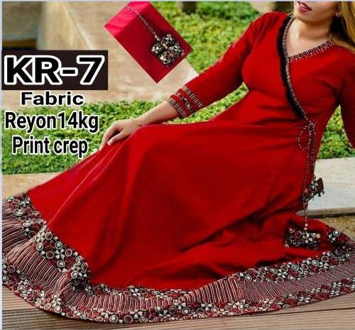 Fully Flaired Stylish Gown For Ladies 