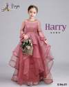 HARRY Children Georgette Sequence Work Gown