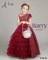 HARRY Children Georgette Sequence Work Gown thumb 3