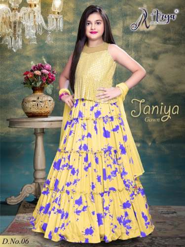 JANIYA Girls Stylish Lehenga 