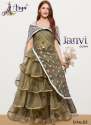 JANVI Muslin with soft net CHILDREN GOWN thumb 4