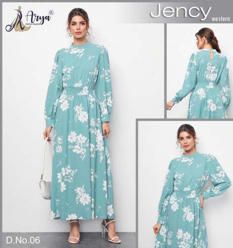 JENCY WESTERN LONG DRESSES