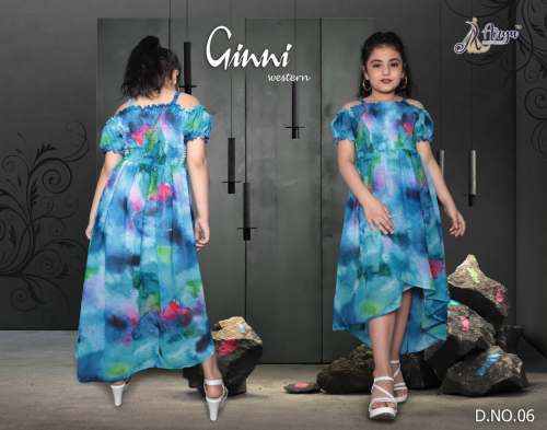 Kids Digital print One Piece Dress