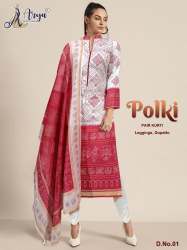 POLKI 3 PIECE KURTI PAIR SET 