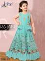 RAJANI Georgette 2 piece girls gown