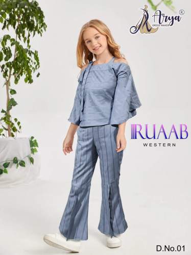 Ruaab  mix cotton  girls children wears