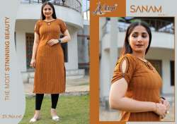 SANAM Cotton Fancy Kurti 
