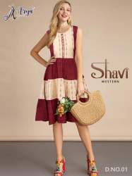 SHAVI REAL MIRROR WITH EMBROIDERY WORK WESTERN 