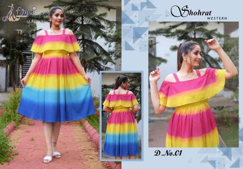 Shoharat Digital Print Stylish Western Wear 