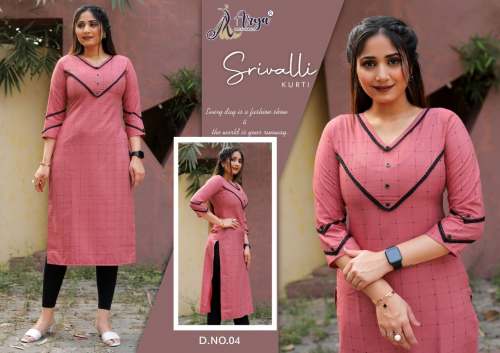 Srivalli Catalog Cotton Kurti 