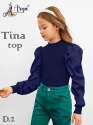 TINA lycra and Satin silk Children Fancy Top  thumb 1