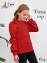 TINA lycra and Satin silk Children Fancy Top  thumb 3