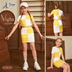 Vigha Penguin lycra  Kids western wear