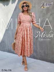 Misha rayon cotton western collection