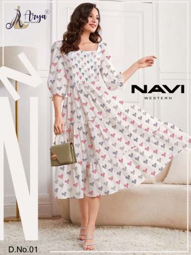 Navi rayon cotton western collection by Arya Dress Maker Surat