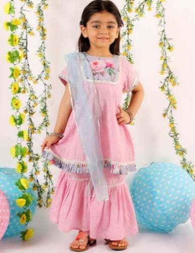 Baby Girl Kurti Palazzo Set
