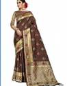 Elegant Brown Silk Saree 