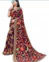 fancy-maroon-printed-saree-with-lace-border
