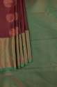 Maroon Kanchi Semi Silk Saree in Kottayam thumb 1