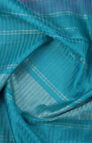 Pure Pink and Sky Blue Kanchipuram Silk Saree by SEEMATTI QUEEN OF SILKS SAREES