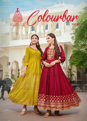 Kajal Style Brand Present Colorbar Vol 8 Catalog Kurti by Kajal Style