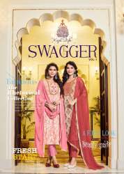 Kajal Style Brand Present Swagger Vol 1 Cotton Pant With Dupatta