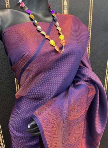 Fancy Soft Silk Weaving partywear Saree For Women by Shivkrupa enterprise