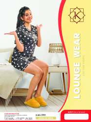 Pure Cotton Polka Dots Night Suit