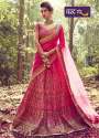Engagement Special Embroidered Pink Lehenga 