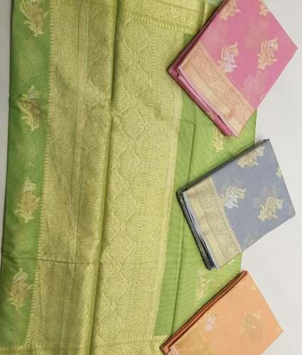 Party Wear Light Color Silk Saree Set in Jalna