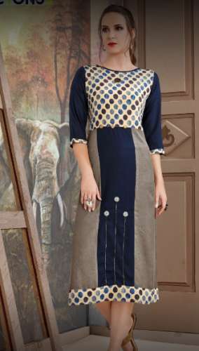 Fancy Ladies Designer Rayon Kurtis, Age Group: 15 To 90 Years At Rs 500 In  Jaipur | lupon.gov.ph