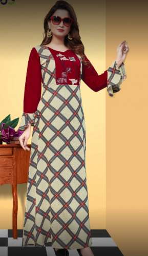 Ladies Party Wear Long Kurti by Cygnus Kurtis